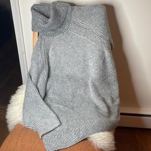 Sweater dress, light gray